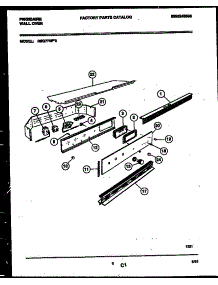 06 - Control Panel parts for Frigidaire Oven REG77BF3 from AppliancePartsPros.com