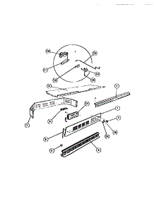 02 - Control Panel parts for Frigidaire Oven REM77BL2 from AppliancePartsPros.com