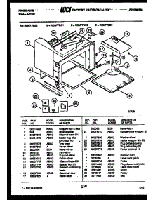 09 - Upper Body Parts parts for Frigidaire Oven REM77BDB3 from AppliancePartsPros.com