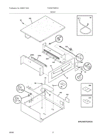03 - Body parts for Frigidaire Warming Drawer PLEW27S3FCA from AppliancePartsPros.com