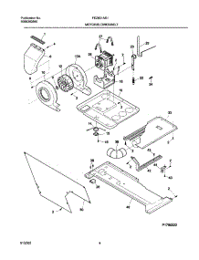 05 - Dry Mtr,Belt parts for Frigidaire Washer Dryer Combo FEZ831AS1 from AppliancePartsPros.com
