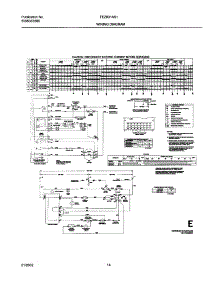 14 - 134135600 Wiring Diagram parts for Frigidaire Washer Dryer Combo FEZ831AS1 from AppliancePartsPros.com