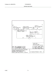 06 - Wiring Diagram parts for Frigidaire Warming Drawer PLEW30S3DCA from AppliancePartsPros.com