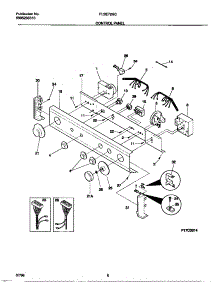 04 - Control Panel parts for Frigidaire Washer Dryer Combo FLSE72GCS4 from AppliancePartsPros.com