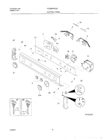 07 - Control Panel parts for Frigidaire Washer Dryer Combo FLSE60RGS0 from AppliancePartsPros.com