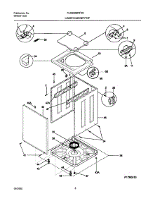 09 - Wshr Cab,Top parts for Frigidaire Washer Dryer Combo FLSG62MRFS2 from AppliancePartsPros.com