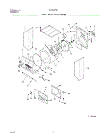 03 - Dry Cab,Drm,Htr parts for Frigidaire Washer Dryer Combo FLXE52RBS9 from AppliancePartsPros.com