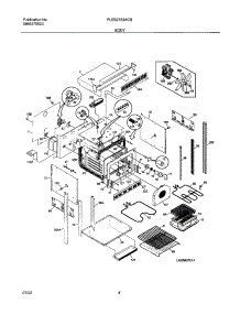 05 - Body parts for Frigidaire Oven PLEB27S8ACB from AppliancePartsPros.com