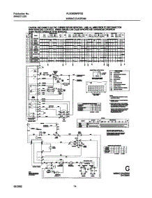 14 - 134125800 Wiring Diagram parts for Frigidaire Washer Dryer Combo FLSG62MRFS2 from AppliancePartsPros.com