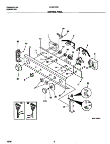05 - Control Panel parts for Frigidaire Washer Dryer Combo FLSG72GCT4 from AppliancePartsPros.com