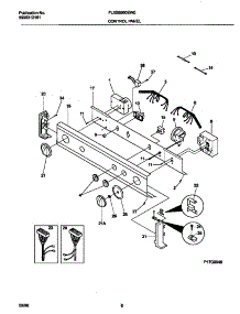 04 - Control Panel parts for Frigidaire Washer Dryer Combo FLXE6960EW0 from AppliancePartsPros.com