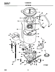 06 - Wshr Mtr,Hose parts for Frigidaire Washer Dryer Combo FLXE6960EW0 from AppliancePartsPros.com