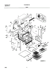 05 - Body parts for Frigidaire Oven PLEB30S8CCA from AppliancePartsPros.com