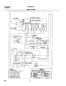 08 - Wiring Diagram parts for Frigidaire Oven PLEB30S8CCB from AppliancePartsPros.com