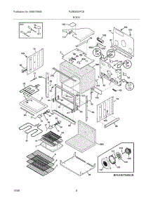 05 - Body parts for Frigidaire Oven PLEB30S9FCB from AppliancePartsPros.com