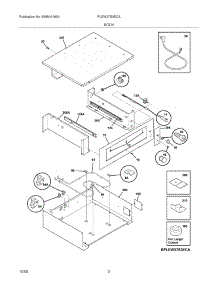 03 - Body parts for Frigidaire Warming Drawer PLEW27S3ECA from AppliancePartsPros.com