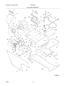 05 - Motor / Blower / Belt parts for Frigidaire Washer Dryer Combo FGX831CS1 from AppliancePartsPros.com