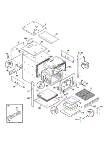 Cavity parts for Frigidaire Oven TGB500CGB1 from AppliancePartsPros.com