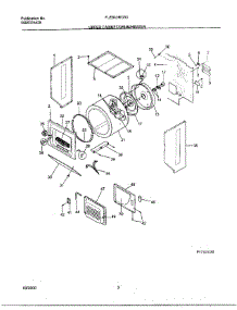 02 - Upper Cab / Drum / Heater parts for Frigidaire Washer Dryer Combo FLEB43RGS0 from AppliancePartsPros.com