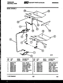05 - Gas Control parts for Frigidaire Oven GPG94BL1 from AppliancePartsPros.com