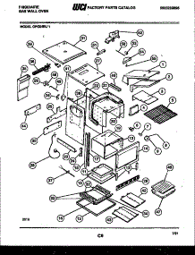06 - Body Parts parts for Frigidaire Oven GPG94BL1 from AppliancePartsPros.com