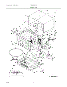 05 - Upper Oven parts for Frigidaire Oven PLEB30M9ECC from AppliancePartsPros.com