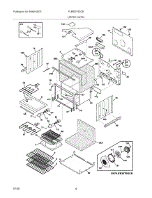 05 - Upper Oven parts for Frigidaire Oven PLEB30T9DCB from AppliancePartsPros.com