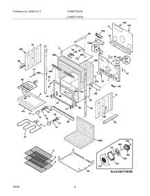 07 - Lower Oven parts for Frigidaire Oven PLEB27T9DCB from AppliancePartsPros.com