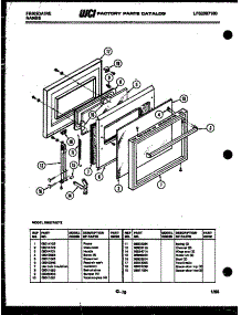 03 - Door Parts parts for Frigidaire Oven REG77BCB2 from AppliancePartsPros.com