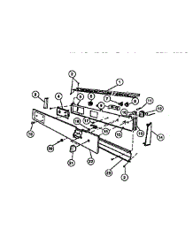 05 - Control Panel, Cook-Master, Thermos parts for Frigidaire Oven RG73BF1 from AppliancePartsPros.com