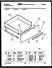 05 - Drawer Parts parts for Frigidaire Oven REM77BDB1 from AppliancePartsPros.com