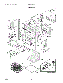 07 - Lower Oven parts for Frigidaire Oven PLEB27T9FCD from AppliancePartsPros.com