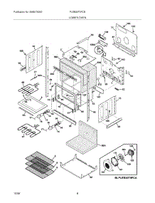 07 - Lower Oven parts for Frigidaire Oven PLEB30T9FCB from AppliancePartsPros.com