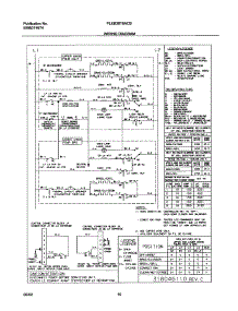 10 - Wiring Diagram parts for Frigidaire Oven PLEB30T8ACB from AppliancePartsPros.com