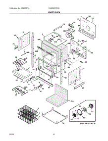 07 - Lower Oven parts for Frigidaire Oven PLEB30T9FCD from AppliancePartsPros.com