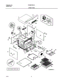 05 - Upper Oven parts for Frigidaire Oven PLEB30T8ACA from AppliancePartsPros.com