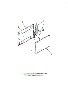 08 - Microwave Oven Door, Panels, Hinge parts for Frigidaire Oven REM77BCB4 from AppliancePartsPros.com