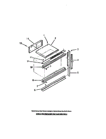 10 - Cabinet Upper Trims parts for Frigidaire Oven REM77BCB4 from AppliancePartsPros.com
