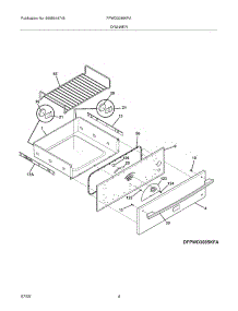 05 - Drawer parts for Frigidaire Warming Drawer FPWD3085KFA from AppliancePartsPros.com