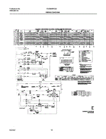 14 - 134124200 Wiring Diagram parts for Frigidaire Washer Dryer Combo FLEB43RGS2 from AppliancePartsPros.com