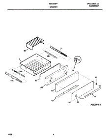 03 - Drawer parts for Frigidaire Warming Drawer FEB30XPFSA from AppliancePartsPros.com