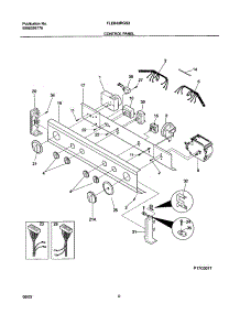 07 - Control Panel parts for Frigidaire Washer Dryer Combo FLEB43RGS3 from AppliancePartsPros.com