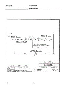 06 - Wiring Diagram parts for Frigidaire Warming Drawer PLEW30S3CCA from AppliancePartsPros.com
