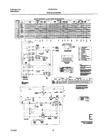 14 - 134066200 Wiring Diagram parts for Frigidaire Washer Dryer Combo FEZ831AS0 from AppliancePartsPros.com