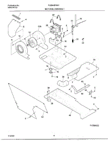 04 - Motor / Blower / Belt parts for Frigidaire Washer Dryer Combo FLEB43RGS1 from AppliancePartsPros.com