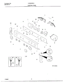 06 - Control Panel parts for Frigidaire Washer Dryer Combo FLEB43RGS1 from AppliancePartsPros.com