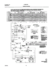 14 - 134124700 Wiring Diagram parts for Frigidaire Washer Dryer Combo FLGB43RGS2 from AppliancePartsPros.com