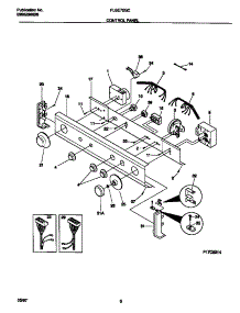 04 - Control Panel parts for Frigidaire Washer Dryer Combo FLSE72GCS6 from AppliancePartsPros.com