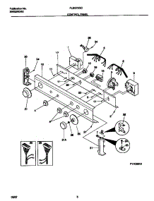 04 - Control Panel parts for Frigidaire Washer Dryer Combo FLSG72GCS5 from AppliancePartsPros.com