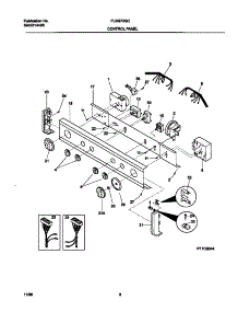 04 - P17c0044 Control Panel parts for Frigidaire Washer Dryer Combo FLSG72GCS9 from AppliancePartsPros.com